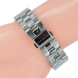Buy Shop Marc Jacobs Henry Transparent Silver Dial Silver Steel Strap Watch for Women - MBM3337 USA Online