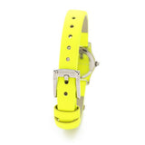 Buy Shop Marc Jacobs Henry White Dial Neon Yellow Rubber Strap Watch for Women - MBM1235 USA Online