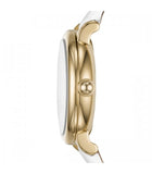 Buy Shop Marc Jacobs Roxy White Dial White Leather Strap Watch for Women - MJ1607 USA Online