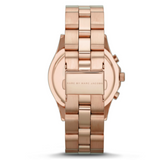 Buy Shop Marc Jacobs Blade Chronograph Brown Dial Rose Gold Steel Strap Watch for Women - MBM3308 USA Online