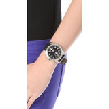 Buy Shop Marc Jacobs Larry Chronograph Black Dial Black Leather Strap Watch for Men - MBM5033 USA Online