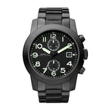 Buy Shop Marc Jacobs Larry Chronograph Black Dial Black Steel Strap Watch for Men - MBM5032 USA Online