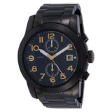 Buy Shop Marc Jacobs Larry Chronograph Black Dial Black Steel Strap Watch for Men - MBM8606 USA Online