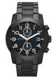 Buy Shop Marc Jacobs Larry Chronograph Black Dial Black Steel Strap Watch for Men - MBM8606 USA Online