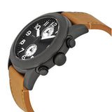 Buy Shop Marc Jacobs Larry Chronograph Black Dial Brown Leather Strap Watch for Men - MBM5053 USA Online