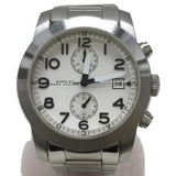 Buy Shop Marc Jacobs Larry Chronograph White Dial Silver Steel Strap Watch for Men - MBM5030 USA Online