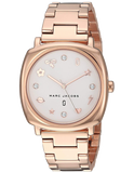 Marc Jacobs Mandy White Dial Rose Gold Steel Strap Watch for Women - MJ3574