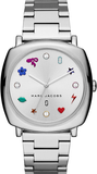 Marc Jacobs Mandy Silver Dial Silver Steel Strap Watch for Women - MJ3548