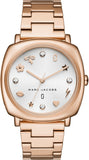 Buy Shop Marc Jacobs Mandy White Dial Rose Gold Steel Strap Watch for Women - MJ3574 USA Online
