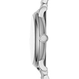 Buy Shop Marc Jacobs Marc White Dial Silver Steel Strap Watch for Women - MBM3420 USA Online