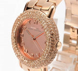 Buy Shop Marc Jacobs Marci Crystals Rose Gold Dial Rose Gold Steel Strap Watch for Women - MBM3192 USA Online