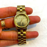 Buy Shop Marc Jacobs Marci Gold Dial Gold Steel Strap Watch for Women - MBM3174 USA Online