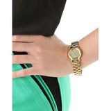 Buy Shop Marc Jacobs Marci Gold Dial Gold Steel Strap Watch for Women - MBM3174 USA Online