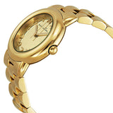 Buy Shop Marc Jacobs Marci Gold Dial Gold Steel Strap Watch for Women - MBM3174 USA Online