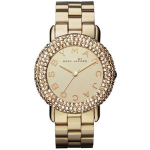Buy Shop Marc Jacobs Marci Gold Dial Gold Steel Strap Watch for Women - MBM3191 USA Online