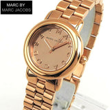 Buy Shop Marc Jacobs Marci Rose Gold Dial Rose Gold Steel Strap Watch for Women - MBM3099 USA Online
