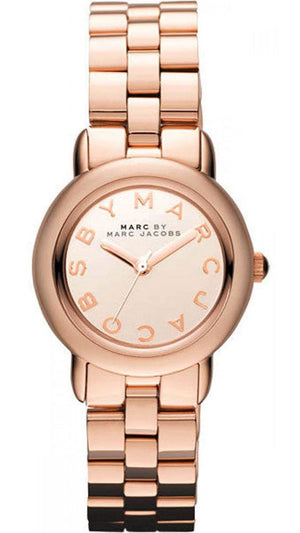 Buy Shop Marc Jacobs Marci Rose Gold Dial Rose Gold Steel Strap Watch for Women - MBM3175 USA Online