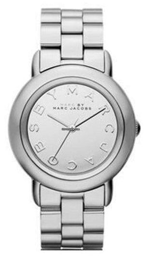 Buy Shop Marc Jacobs Marci Silver Dial Silver Steel Strap Watch for Women - MBM3097 USA Online
