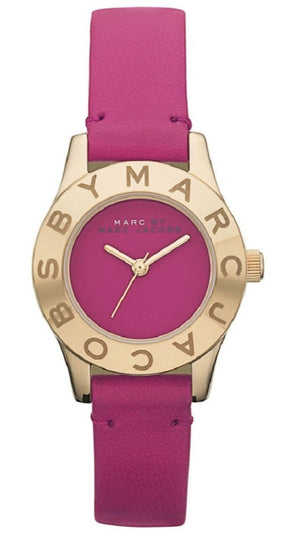 Buy Shop Marc Jacobs Purple Dial Purple Leather Strap Watch for Women - MBM1209 USA Online