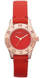 Buy Shop Marc Jacobs Blade Red Dial Red Leather Strap Watch for Women - MBM1210 USA Online