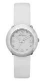 Buy Shop Marc Jacobs Blade White Dial White Leather Strap Watch for Women - MBM1223 USA Online