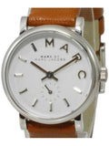 Buy Shop Marc Jacobs Baker White Dial Brown Leather Strap Watch for Women - MBM1270 USA Online