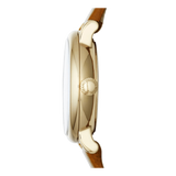 Buy Shop Marc Jacobs Baker White Dial Brown Leather Strap Watch for Women - MBM1317 USA Online