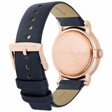 Buy Shop Marc Jacobs Baker Navy Blue Dial Navy Blue Leather Strap Watch for Women - MBM1329 USA Online