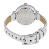 Buy Shop Marc Jacobs Sally White Dial White Leather Strap Watch for Women - MBM1350 USA Online