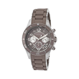 Buy Shop Marc Jacobs Rock Chronograph Grey Dial Grey Silicone Strap Watch for Women - MBM2595 USA Online