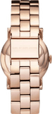 Buy Shop Marc Jacobs Amy White Dial Rose Gold Steel Strap Watch for Women - MBM3077 USA Online