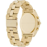 Buy Shop Marc Jacobs Blade Chronograph Gold Dial Gold Steel Strap Watch for Women - MBM3101 USA Online