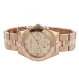 Buy Shop Marc Jacobs Blade Chronograph Rose Gold Dial Rose Gold Steel Strap Watch for Women - MBM3102 USA Online