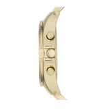 Buy Shop Marc Jacobs Henry Chronograph Gold Dial Gold Steel Strap Watch for Women - MBM3105 USA Online