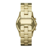 Buy Shop Marc Jacobs Henry Chronograph Gold Dial Gold Steel Strap Watch for Women - MBM3105 USA Online