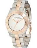 Buy Shop Marc Jacobs Blade Silver Dial Two Tone Steel Strap Watch for Women - MBM3129 USA Online