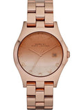 Buy Shop Marc Jacobs Henry Rose Gold Dial Rose Gold Steel Strap Watch for Women - MBM3212 USA Online