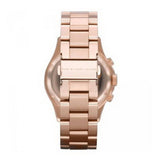 Buy Shop Marc Jacobs Rock Chronograph Rose Gold Dial Rose Gold Steel Strap Watch for Women - MBM3156 USA Online