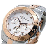 Buy Shop Marc Jacobs Blade Chronograph Silver Dial Two Tone Steel Strap Watch for Women - MBM3178 USA Online