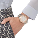 Buy Shop Marc Jacobs Blade Chronograph Silver Dial Two Tone Steel Strap Watch for Women - MBM3178 USA Online