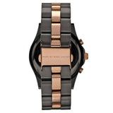 Buy Shop Marc Jacobs Blade Chronograph Grey Dial Two Tone Steel Strap Watch for Women - MBM8583 USA Online