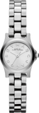 Buy Shop Marc Jacobs Henry Dinky Silver Dial Silver Steel Strap Watch for Women - MBM3198 USA Online