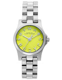 Buy Shop Marc Jacobs Henry Yellow Dial Silver Steel Strap Watch for Women - MBM3201 USA Online