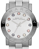 Buy Shop Marc Jacobs Amy Dexter Silver Dial Silver Steel Strap Watch for Women - MBM3214 USA Online