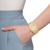 Buy Shop Marc Jacobs Amy Dexter Gold Dial Gold Steel Strap Watch for Women - MBM3215 USA Online