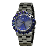 Buy Shop Marc Jacobs Amy Purple Dial Black Steel Strap Watch for Women - MBM3224 USA Online