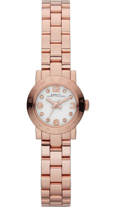 Buy Shop Marc Jacobs Amy White Dial Rose Gold Steel Strap Watch for Women - MBM3227 USA Online
