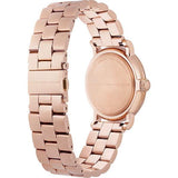Buy Shop Marc Jacobs Baker Blue Dial Rose Gold Steel Strap Watch for Women - MBM3330 USA Online