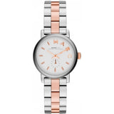 Buy Shop Marc Jacobs Baker White Dial Two Tone Steel Strap Watch for Women - MBM3331 USA Online