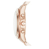 Buy Shop Marc Jacobs Peeker Chronograph Rose Gold Dial Rose Gold Steel Strap Watch for Women - MBM3394 USA Online